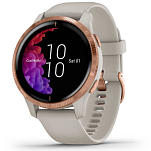 Garmin 010-02173-22 Venu Часы Бежевый  Light Sand / Rose Gold