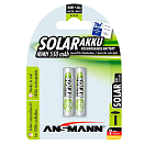 Купить Ansmann 1311-0001 Micro AAA 550mAh Solar 1x2 NiMH Перезаряжаемый Micro AAA 550mAh Solar Аккумуляторы Серебристый Silver 7ft.ru в интернет магазине Семь Футов