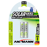 Ansmann 1311-0001 Micro AAA 550mAh Solar 1x2 NiMH Перезаряжаемый Micro AAA 550mAh Solar Аккумуляторы Серебристый Silver