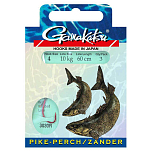 Gamakatsu 180013-00100-00020-00 Booklet Zander 3030R Br Палатка Крюк 0.200 мм 60 см Красный Red 1 