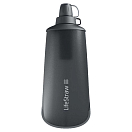 Купить Lifestraw LLSPSF1GRWW Peak Series 1L Складная бутылка с фильтром для воды Серый Dark Gray 7ft.ru в интернет магазине Семь Футов