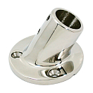 Купить Forniture nautiche italiane 2929125 60° Круглая опора из нержавеющей стали Серебристый Silver 25 mm  7ft.ru в интернет магазине Семь Футов