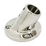 Forniture nautiche italiane 2929125 60° Круглая опора из нержавеющей стали Серебристый Silver 25 mm 