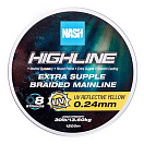 Купить Nash T6033 Highline Floating 1200 m Плетеный  UV Yellow 0.280 mm 7ft.ru в интернет магазине Семь Футов