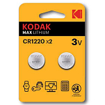 Kodak 30417717 CR1220 Литиевая батарейка Многоцветный Multicolour