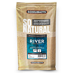 Sonubaits S1780003-UNIT So Natural River 1kg Прикормка  Brown