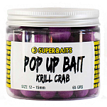 Superbaits 99004 СБ Krill Crab 65g Поп UPS Фиолетовый Purple 12-15 mm 