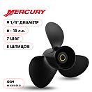 Купить Винт гребной  Skipper для Mercury 6-15HP, диаметр 9 1/4" алюминиевый, лопастей - 3, шаг 7" OEM: SK48-828152A12/48-828152A12 в интернет магазине Семь Футов