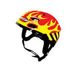 Шлем защитный для водного спорта Sportsstuff 60-5000 желтый/красный/черный