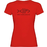 Kruskis 11502145xxls008 Футболка с коротким рукавом Simply Fishing Addicted Red 30x25x2 2XL
