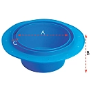 Купить Expert predator 11515 ведро Palamito Голубой  Blue 50 x 18 x 3 cm 7ft.ru в интернет магазине Семь Футов