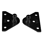 Jr products 342-BR1020 плоская опора газовой пружины BR1020 Grey 10 mm