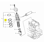 Indel marine VD60222 уплотнительное кольцо Black
