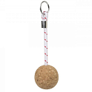 Подвеска-ключ из пробкового шарика
