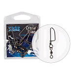 Koos 79735120 Crane Coastlock Защелкивающийся шарнир Бесцветный Black 2/0