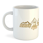 Kruskis 42611C153 Away From City Кружка 325ml Белая  White