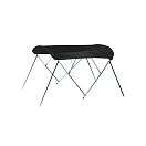 Купить Carver industries 500-a5463tb02 Тент на раме из 3 дуг 154-167 cm Jet Black 211x38x8 7ft.ru в интернет магазине Семь Футов