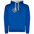 Купить Kruskis SU1067010501C077 Толстовка с капюшоном Up And Down Two-Colour Голубой Royal Blue / White S 7ft.ru в интернет магазине Семь Футов