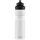 Купить Sigg 8237.00 WMB широкий рот Sports Aluminium 750ml Белая White / Black 7ft.ru в интернет магазине Семь Футов