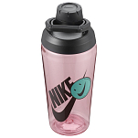 Nike N100193761916 Hypercharge Chug 475ml Graphic бутылка Серый Pink / Black / Black