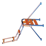 Oem marine MR410235 Mini Лестничная платформа  Silver / Brown 35 x 45 cm