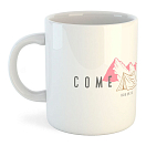 Купить Kruskis 42611C185 Come And Camp Кружка 325ml Бесцветный White 7ft.ru в интернет магазине Семь Футов