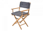 ARC REGISSEUR Складной стул из тикового дерева / антрацит / непромасленный