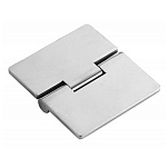 Foresti & suardi 4949432 Плоский шарнир из нержавеющей стали Серебристый Silver 95 x 40 mm 