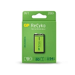 Gp 020R8H-CB1 GP ReCyko 200mAh 9V Аккумуляторная батарея Multicolor