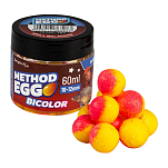 Benzar mix 98980387 Bicolor Method Egg 12 mm Krill Belachan 30ml Розовые всплывающие окна Золотистый Pink