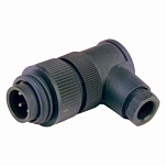 Philippi 445017402 Serie 692 2 Угловая вилка полюса Black