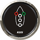 Купить Индикатор включения ходовых огней KUS BS KY99304 Ø52мм 12/24В IP67 чёрный/нержавейка 7ft.ru в интернет магазине Семь Футов