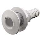 Купить Euromarine TREN0122015 Пластиковая рифленая резьба через корпус Серебристый White 15 mm 7ft.ru в интернет магазине Семь Футов
