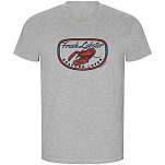 Kruskis CA66900158C072 Футболка с коротким рукавом Fresh Lobster ECO Серый Heather Grey S