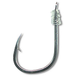 Quantum fishing 4737004 Crypton Big Trout Extreme 0.290 Mm Связанные Крючки Серебристый Black Nickel 4 