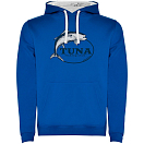Купить Kruskis SU1067050501C065 Толстовка с капюшоном Tuna Fishing Club Two-Colour Голубой Royal Blue / White 2XL 7ft.ru в интернет магазине Семь Футов