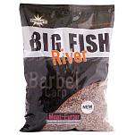 Dynamite baits 34DBDY1368 Big Fish River Pellets Meat-Furter 1.8Kg Зеленый Green 4/6/8 mm 