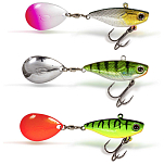 Quantum fishing 3494102 4street Spin-Jig Безгубый воблер 41 мм 28 г Многоцветный Firetiger