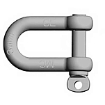 Lalizas 98557 Large Type D Galvanized Сережка Серебристый Silver 10 mm 
