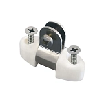 Plastimo 66174 Нейлоновый двойной кронштейн Серебристый Silver
