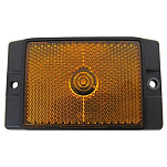 Anderson marine 177-V215A LED Габаритный/боковой габаритный фонарь с рефлексом Черный Amber