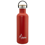 Laken BSB100RO Basic 1L Крышка из нержавеющей стали и бамбука Красный Red
