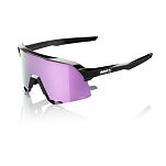 Спортивные очки 100% S3 Polished Black - HiPER Lavender Mirror Polarized Lens, 60005-00043