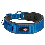 Trixie 1995602 ошейник для собак Premium  Cobalt Blue / Graphite S–M