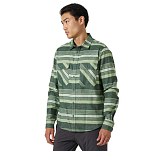 Helly hansen 62731_476-2XL Футболка Lokka Organic Flannel Зеленый Spruce Stripe 2XL
