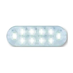 Optronics 158-BUL10CBP резервный светодиодный светильник 16.51x6.03x4.44 cm Бесцветный Clear