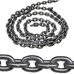 Lofrans 723132 Hot Dip Galvanized Chain 8 mm 75 m Серый  Silver