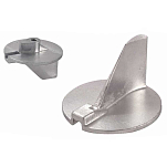 Tecnoseal 2626405A Yamaha 90-115-200-225HP V4-V6 Анод из алюминиевого ребра  Silver 90 x 74 mm 