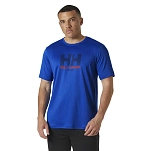 Helly hansen 49574_543-L Базовый слой с коротким рукавом Tech Graphic 2.0 Cobalt 2.0 L