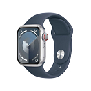 Купить Apple MRJ23QL/A Watch Series 9 GPS+Cellular 41 mm Голубой  Silver / Steel Blue S-M 7ft.ru в интернет магазине Семь Футов